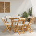 Scaune Bistro pentru Exterior 6 pcs Alb crem 40 x 53 x 80 cm - WALTI WALTI