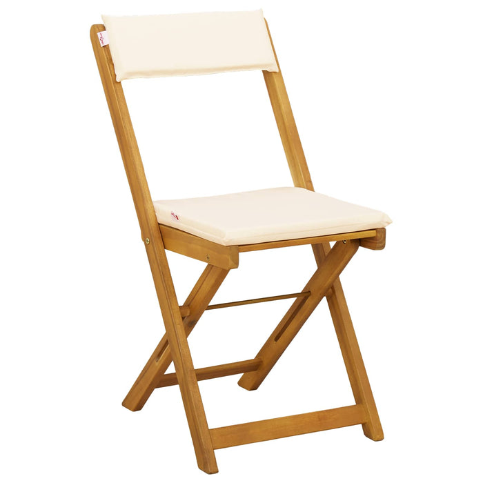 Scaune Bistro pentru Exterior 6 pcs Alb crem 40 x 53 x 80 cm - WALTI WALTI