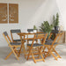 Scaune Bistro pentru Exterior 6 pcs Gri închis 40 x 53 x 80 cm - WALTI WALTI