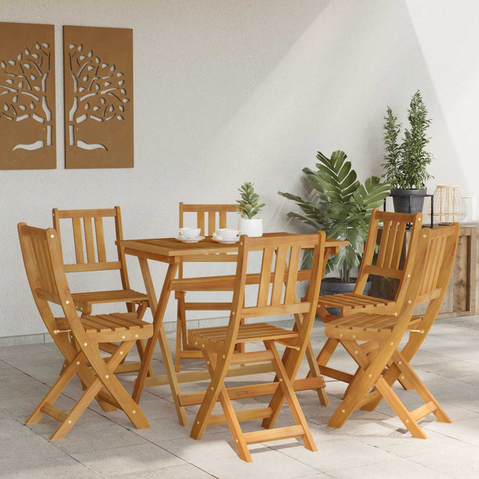 Scaune Bistro pentru Exterior 6 pcs natural WALTI