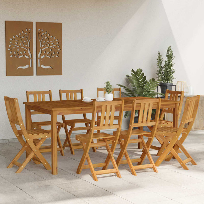 Scaune Bistro pentru Exterior 8 pcs natural 40 x 42 x 85 cm - WALTI WALTI