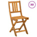 Scaune Bistro pentru Exterior 8 pcs natural 40 x 42 x 85 cm - WALTI WALTI
