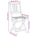 Scaune Bistro pentru Exterior 8 pcs natural 40 x 42 x 85 cm - WALTI WALTI