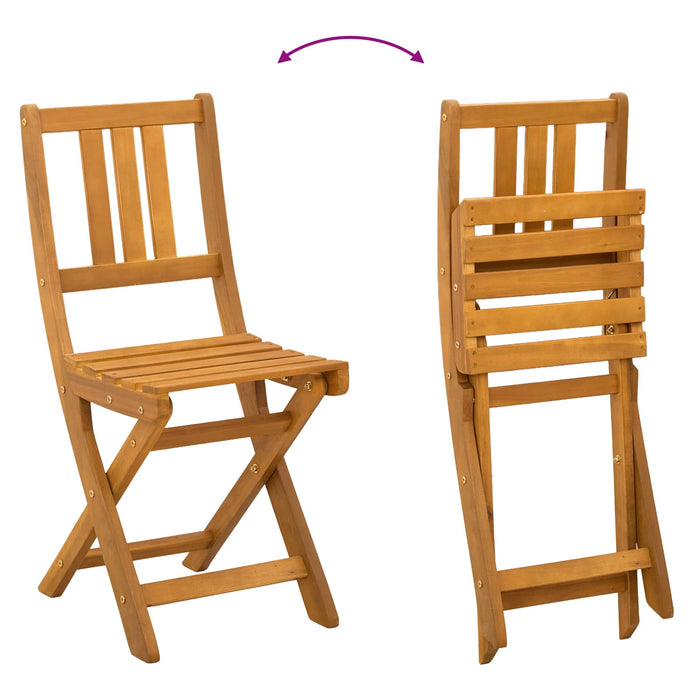 Scaune Bistro pentru Exterior 8 pcs Gri închis 38 x 46 x 85 cm - WALTI WALTI