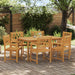 Bancă de exterior 6 pcs natural 56 x 55,5 x 90 cm - WALTI WALTI