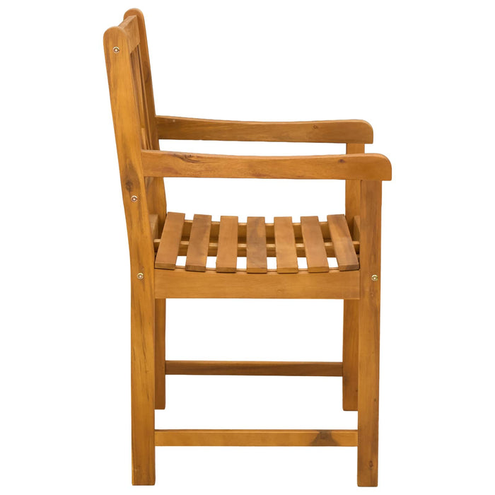 Bancă de exterior 6 pcs natural 56 x 55,5 x 90 cm - WALTI WALTI