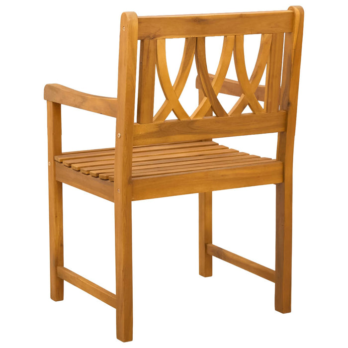 Bancă de exterior 8 pcs natural 56 x 55,5 x 90 cm - WALTI WALTI