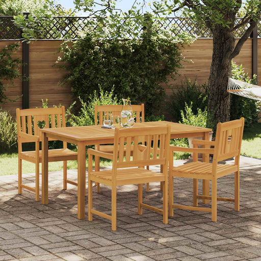 Bancă de exterior 4 pcs natural 56 x 55,5 x 90 cm - WALTI WALTI