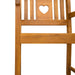 Bancă de exterior 6 pcs natural 56 x 55,5 x 90 cm - WALTI WALTI