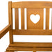 Bancă de exterior 6 pcs natural 56 x 55,5 x 90 cm - WALTI WALTI