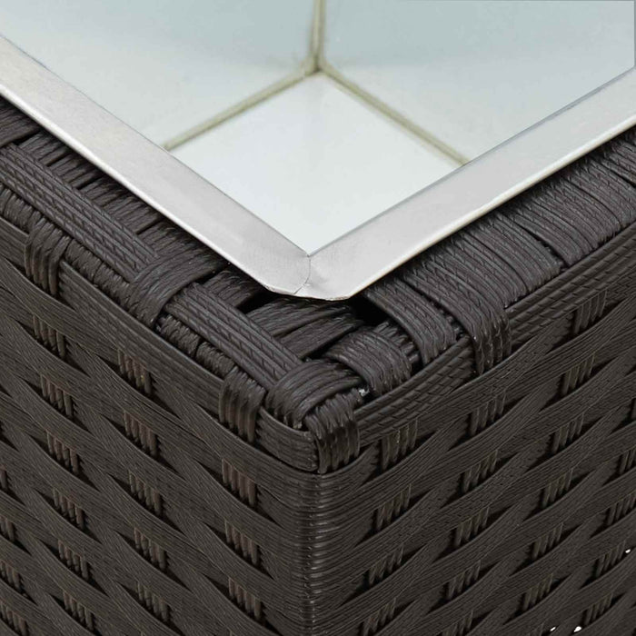 Set de exterior 3 pcs Negru Metal - WALTI WALTI