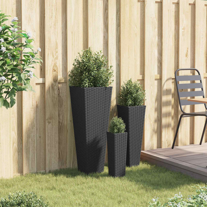 Set de exterior 3 pcs Negru Metal - WALTI WALTI