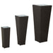 Set de exterior 3 pcs Negru Metal - WALTI WALTI