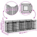Pat ridicat din gabion Argintiu 200 x 50 x 60 cm - WALTI WALTI