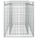 Pat ridicat din gabion Argintiu 50 x 100 x 60 cm - WALTI WALTI