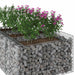 Pat ridicat din gabion Argintiu 150 x 100 x 60 cm - WALTI WALTI