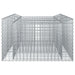 Pat ridicat din gabion Argintiu 150 x 100 x 60 cm - WALTI WALTI