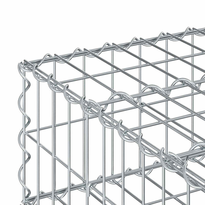 Pat ridicat din gabion Argintiu - WALTI WALTI