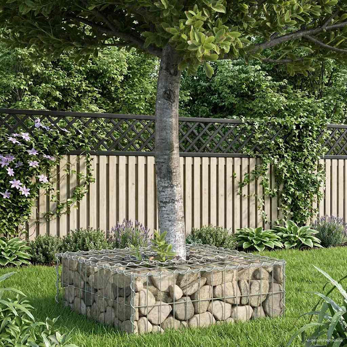 Pat ridicat din gabion Argintiu - WALTI WALTI