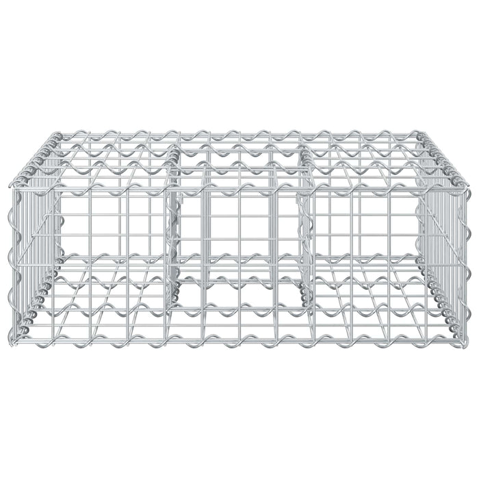 Pat ridicat din gabion Argintiu - WALTI WALTI