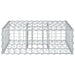 Pat ridicat din gabion Argintiu - WALTI WALTI