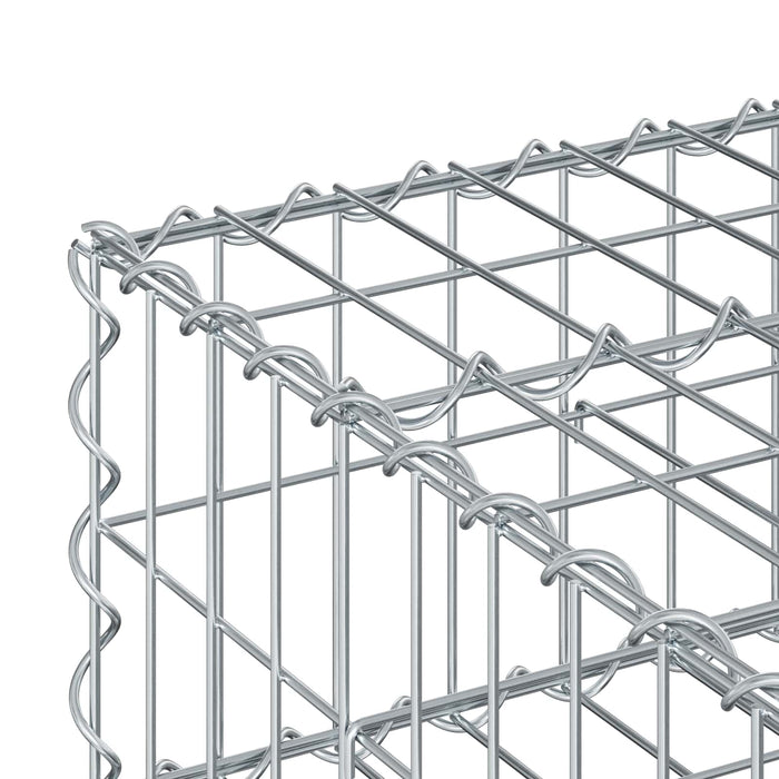 Pat ridicat din gabion Argintiu - WALTI WALTI