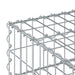 Pat ridicat din gabion Argintiu - WALTI WALTI