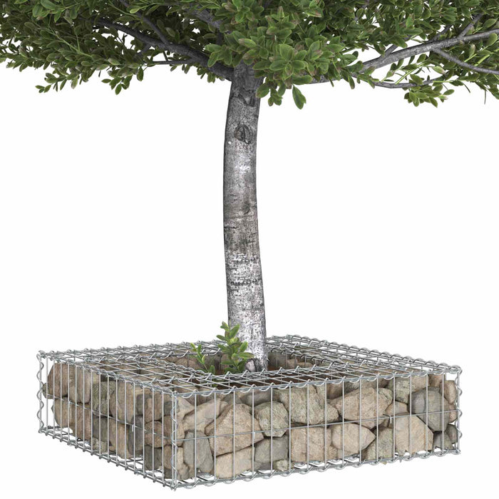 Pat ridicat din gabion Argintiu - WALTI WALTI