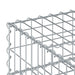 Pat ridicat din gabion Argintiu - WALTI WALTI