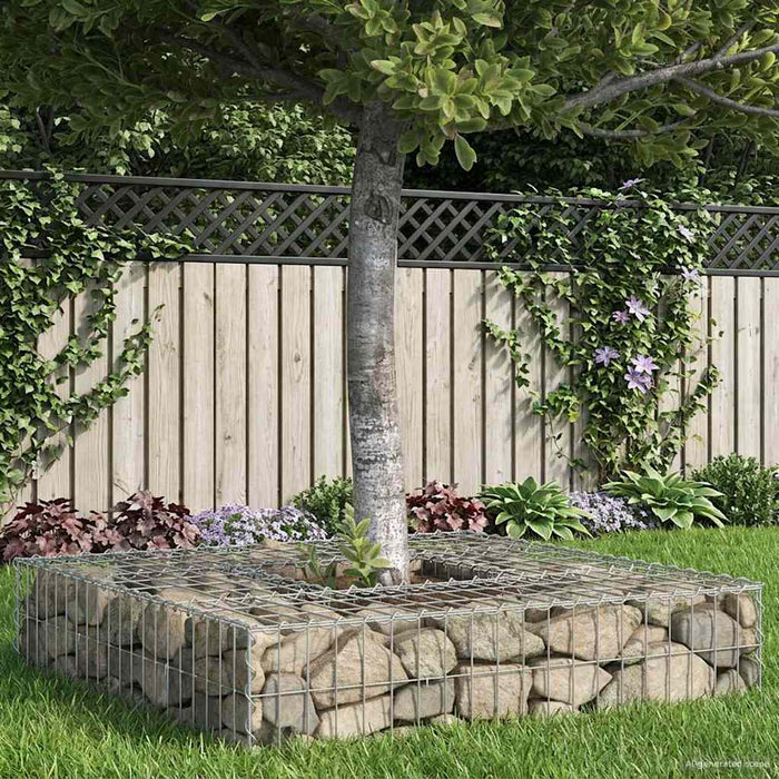 Pat ridicat din gabion Argintiu - WALTI WALTI