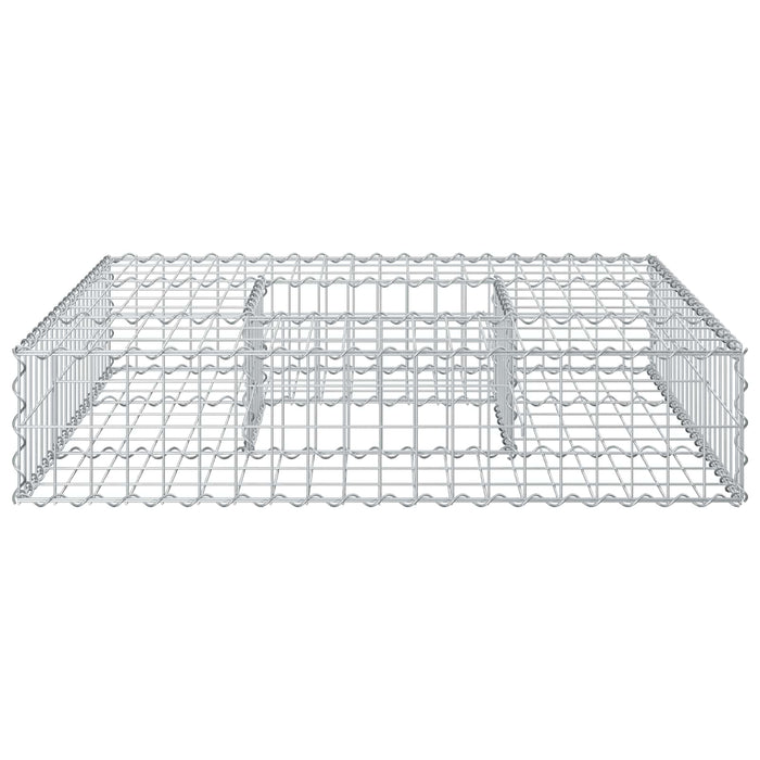 Pat ridicat din gabion Argintiu - WALTI WALTI