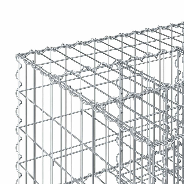 Pat ridicat din gabion Argintiu - WALTI WALTI