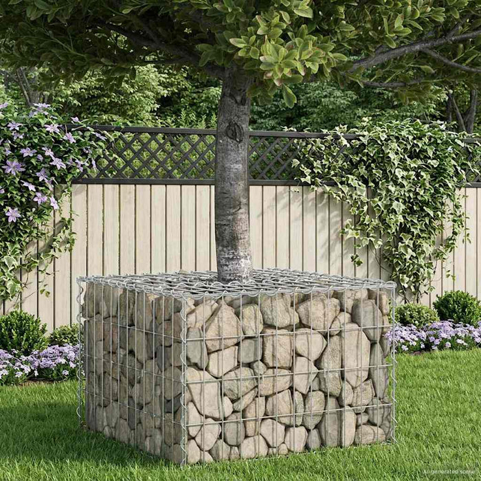 Pat ridicat din gabion Argintiu - WALTI WALTI