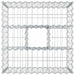 Pat ridicat din gabion Argintiu - WALTI WALTI
