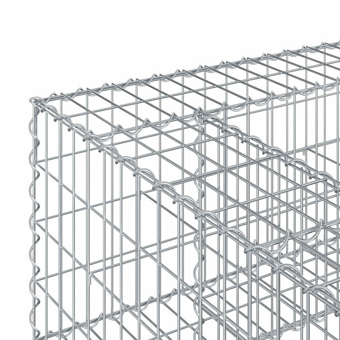Pat ridicat din gabion Argintiu - WALTI WALTI