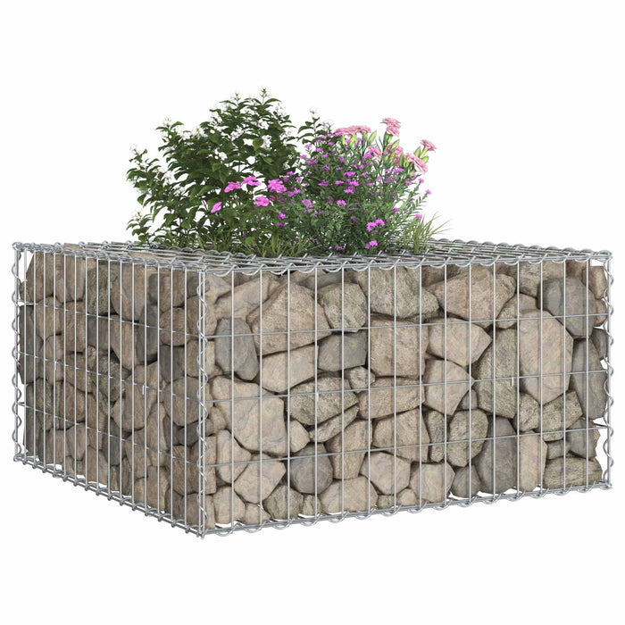 Pat ridicat din gabion Argintiu - WALTI WALTI