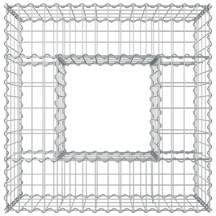 Pat ridicat din gabion Argintiu - WALTI WALTI