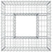 Pat ridicat din gabion Argintiu - WALTI WALTI