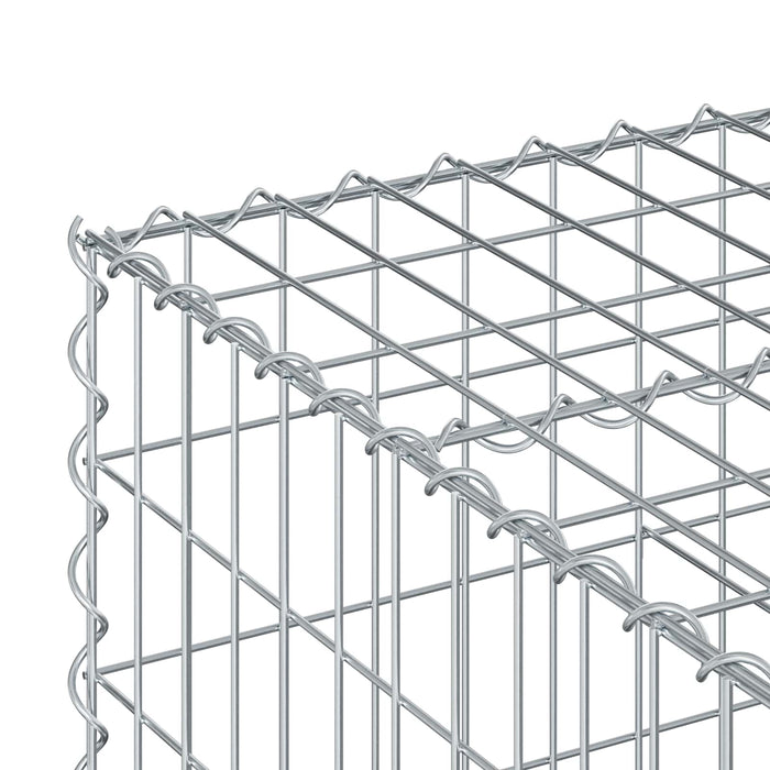 Pat ridicat din gabion Argintiu - WALTI WALTI