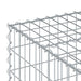 Pat ridicat din gabion Argintiu - WALTI WALTI