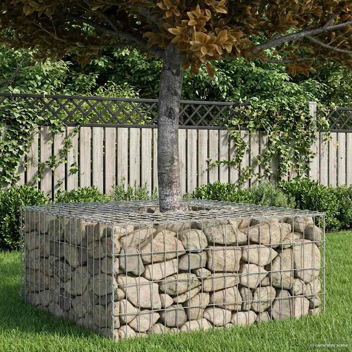 Pat ridicat din gabion Argintiu - WALTI WALTI