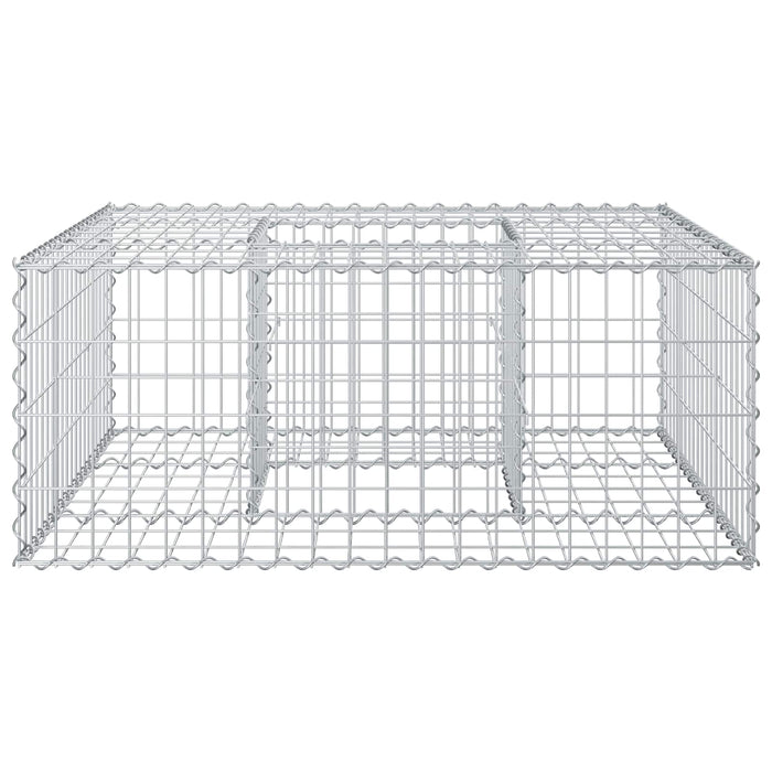Pat ridicat din gabion Argintiu - WALTI WALTI
