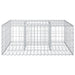 Pat ridicat din gabion Argintiu - WALTI WALTI
