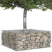 Pat ridicat din gabion Argintiu - WALTI WALTI