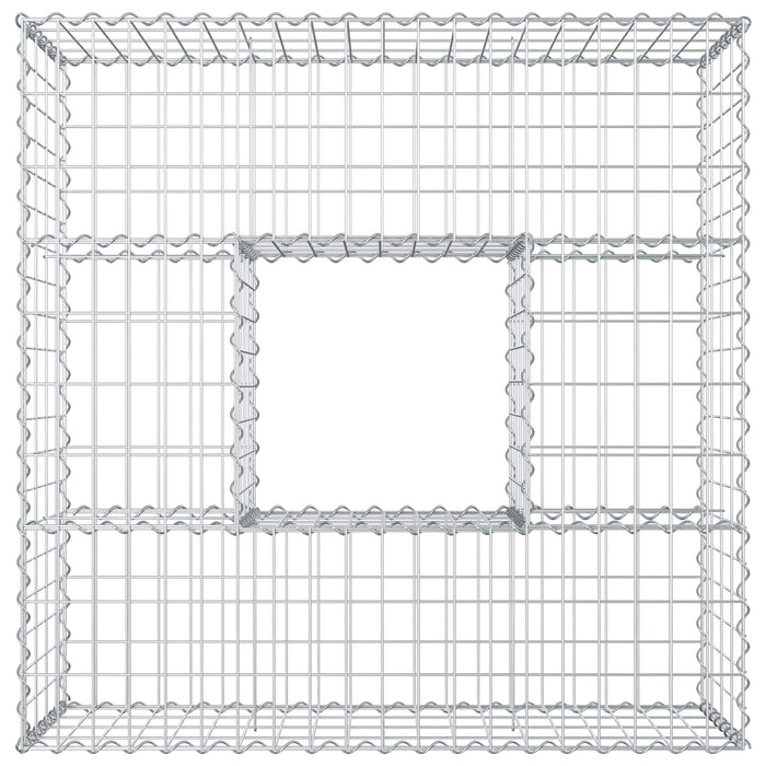 Pat ridicat din gabion Argintiu - WALTI WALTI