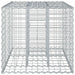 Pat ridicat din gabion Argintiu 100 x 60 x 55 cm - WALTI WALTI