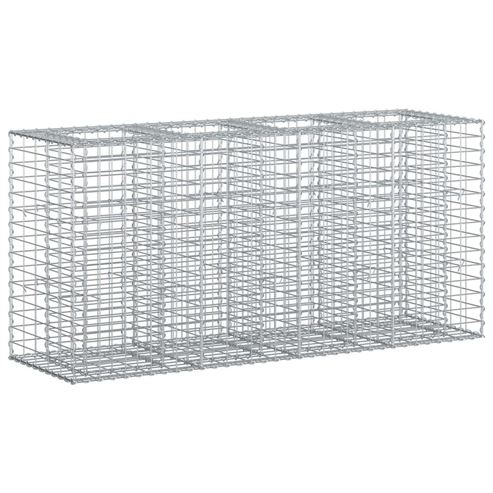 Pat ridicat din gabion Argintiu 170 x 50 x 80 cm - WALTI WALTI