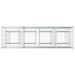 Pat ridicat din gabion Argintiu 170 x 50 x 80 cm - WALTI WALTI