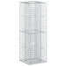 Pat ridicat din gabion Argintiu 50 x 50 x 150 cm - WALTI WALTI