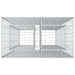 Pat ridicat din gabion Argintiu 90 x 50 x 150 cm - WALTI WALTI